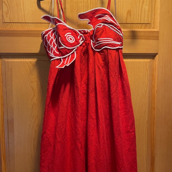 FARM Rio Dresses & Skirts - Farm Rio Red Fish Top Dress - Small